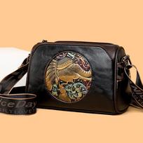 High Quality Women Oil Wax Leather Messenger Shoulder Bag Handbag Retro Female Small Capacity Crossbody Bag Lady New Luxury Sac 23cm 11cm 14cm juoda