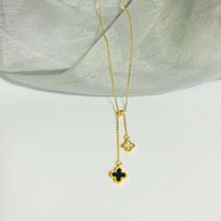 Titanium Steel Four-Leaf Clover Necklace Light Luxury Non-Tarnish Accessories Premium Sense Of Simplicity Women's Necklace