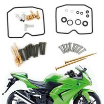 Carburetor Rebuild Kit for Kawasaki EX250 Ninja 250R 2008-2012 black