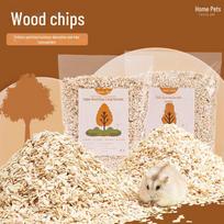 Auksinio Lokio Tuopos Medžio Skiedros Hamsterio Pakratai: Tris kartus persijotos, be dulkių, šiltos drožlės. Poplar Wood Chips - Small Granules (Bulk 1 lb) beige
