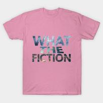T Shirt Women What The Fiction Harajuku Print Kawaii Tshirt Summer Short Sleeve Female T-Shirt Top Tee S rožinė