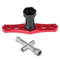 17mm Ratų Veržlės Lizdinis Raktas Įrankis M2, M2.5, M3, M4 Šešiakampis Kryžminis Raktas RC Automobiliui Lėktuvui