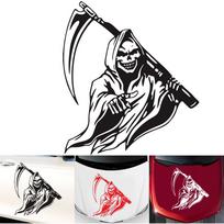 Grim Reaper Scythe Car Sticker Universal Adhesive Car Sticker Car Decorative Sticker juoda