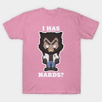 T Shirt Women Wolfman Has Nards Kawaii Harajuku Print Kawaii Tshirt Summer Short Sleeve Female T-Shirt Top Tee S rožinė