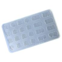 Silicone Fondant Mold Chinese Characters Series Chocolate Molds Easy to Clean Suitable for Dessert and Craft Making B