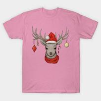 T Shirt Women Winter Holiday Goat Harajuku Print Kawaii Tshirt Summer Short Sleeve Female T-Shirt Top Tee S