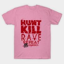 T Shirt Women Hunt Kill Rave Repeat Harajuku Print Kawaii Tshirt Summer Short Sleeve Female T-Shirt Top Tee S