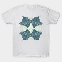 T Shirt Women Wolf Pack Harajuku Print Kawaii Tshirt Summer Short Sleeve Female T-Shirt Top Tee S gray