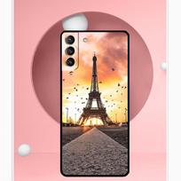 Paryžius Eifelio bokštas Prancūzija Dėklas Samsung Galaxy S22 S23 S24 Ultra Note 20 10 S8 S9 S10 Plus S21 S20 FE Minkštas viršelis Galaxy S9 pink