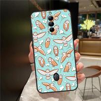 Cute Owl Cartoon Case For Red Magic 9 8S 8 Pro Plus Cover For ZTE Nubia Red Magic 6S 7S 6 7 Pro 6R 5S 5G Red Magic 8 Pro white