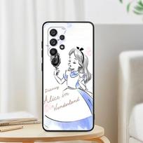 Princess Cartoon For Samsung A53 A52 A33 A32 A51 A71 A21S A13 A73 A50 A22 A23 A03 A72 A54 A12 5G Black Funda Phone Case Samsung A52S 5G