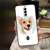 Cartoon Corgi Dog Case For ZTE Nubia Red Magic 8 Pro 8S Pro Plus RedMagic 9 Pro Plus 6 7 6S 7S 6R 5S 5G Cover Red Magic 7 Pro white