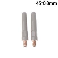 2 vnt./kompl. 15Ak suvirinimo kontaktiniai antgaliai su danga, apsaugančia 25 mm M6 dujų antgalio antgalis 0,8 mm-1,2 mm MIG suvirinimo degiklis, suvirinimo įrankio dalys