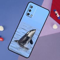 Killer Whale Orca Case For OPPO A98 A78 A58 A18 A96 A76 A16 A15 A17 A77 A5 A9 A74 A94 A52 A72 A53S A54S A57S OPPO A94 4G