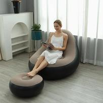 Pripučiamos sulankstomos atlošiamos sofos, lauko sofa-lova su kilpelėmis, patogi kombinuota aksominė sofa-kėdė W3092WW- gray