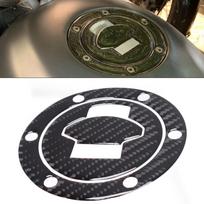 Anglies pluošto kuro bako dangtelio lipdukas, skirtas BMW R1150R/RT motociklams juoda