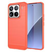 For Xiaomi 15 Pro 5G Case For Xiaomi 15 Pro Cover 6.36 inch Shockproof Soft Silicone Protective Bumper For Xiaomi 15 Pro For Xiaomi 15 Pro raudona