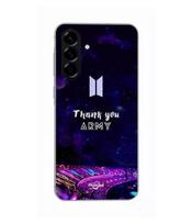 Case - Maniacase - Samsung Galaxy A56 - Silicone - Soft - K-pop BTS juoda