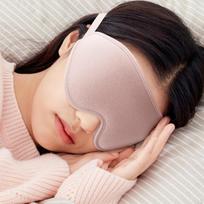 Sleep Mask 3D Contoured Cup Sleeping with Adjustable Strap Soft Breathable Eye for