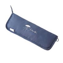 Small Fresh Print Pattern Umbrella Storage Bag Clutch Type Absorbent Folding Umbrella Bag Go Out Portable Waterproof Storage Bag tamsiai mėlyna