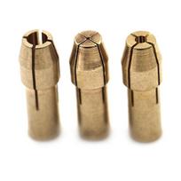 10Pcs brass drill chuck collet bits 0.5-3.2mm 4.8mm shank for rotary tool One Size