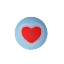 ABS Smart Automatic Cat Toy Balls With Heart-Shaped Dynamic Lighting Rechargeable Moving Self Interactive Ball Toys For Cats raudona