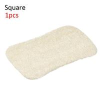 Valymo natūrali lufa mikropluošto kempinė indų plovimo audinys Puodo dubenėlio šepetys Valymo kempinė 1pcs-square beige
