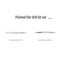 Electric Hammer Drill Bit Set: Triangle, Square, and Round Handle Wall Opener