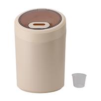 Rice Container Bucket 12.5KG Large Plastic Sealed Rice Dispenser Bin with Measuring Cup for Kitchen L