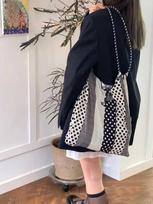 Polka Dot Tide Tote Bag with All The Small Shoulder Bag Ins Wind Environmental Bag Woman
