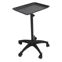 Salon Tray Cart Height Adjust Large Capacity Hairdressing Tools Storage Tray with Universal Wheels