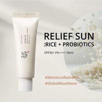 Joseon Relief Saulės grožis: Ryžiai + Probiotikai SPF50+ PA++++ 50ml