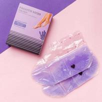 House of Beauty Parafino kojinės su levandomis padeda sulaikyti drėgmę ir ramina sausą suskilinėjusią odą. Drėkinantis pedikiūras, parafino terapija. pink