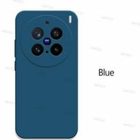 Dėklas Vivo X200 Pro Dėklas Vivo X200 Pro 5G Viršelis Funda Smūgiams atsparus Skysto Silikono Apsauginis Telefono Galinis Dėklas Vivo X200 Pro For Vivo X200 Pro mėlyna