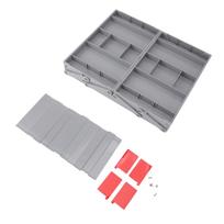 Foldable Expandable Desk Organizer Double Row Multi Level Drawer Organizer Tray for Jewelry