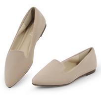 Ballet Flats For Womens Comfortable Soft Slip On Flat Pointed Shoes Women's Casual Low Heel Barefoot Elegant Sneakers 6