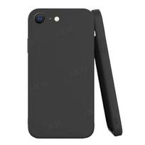 iPhone SE 2022 dėklas Telefonas TPU Prabangus Originalus Galinis Kvadratinis Skysto Silikono Dėklas iPhone 13 Pro Max SE 2020 2022 Minkštas Viršelis For iPhone 6S juoda