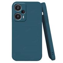 For Cover Xiaomi Poco F5 Case For Poco F5 Pro Capas Bumper Original Shockproof Soft Case For Poco X3 M3 M4 X4 X5 F5 Pro Fundas For Poco F5 mėlyna