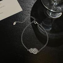 Chinese Style Ping An Gourd Necklace for Women Retro Old Bracelet for Women's Year of Zodiac Accessories for Women