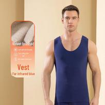 Men's Warm German Velvet Seamless Double-sided Thermal Vest XXL (150-175lbs)