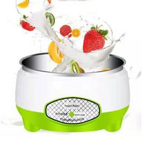 Automatinis mini jogurto gaminimo aparatas su pritaikomomis dovanų opcijomis ir nerūdijančio plieno įdėklu Flat 1.0L white