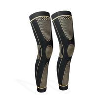Copper Ion Sports Knee Pads: High-Elastic, Non-Slip Protection for Basketball, Football, Cycling, Mountaineering XL black