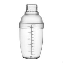 Cocktail Shaker Bar Tool Accessories Cup Drink Mixer with Scales for Party 500ml white