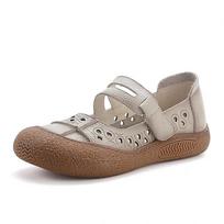 Nauji romėniški valties batai moteriški karvės odiniai tinginiai batai Moteris Mary Jane Loafers platūs rudeniniai vairavimo batai moteriški butai CN 35