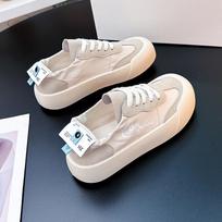 Women's Vintage German Trainers GAT Lady Walking Running Sneakers Tennis Gym Sports Shoes Fashion Casual Lace-up Flats 35 (US 5) šviesiai pilka spalva
