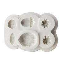 Elegant Lemon Slice and Star Anise Fondant Mould Winter Spices Silicone Mold Set for Cake Decoration and Candy Making C