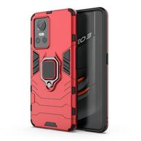 Dėklas Realme GT Neo 3 5G Šarvuotas Piršto Žiedo Laikiklis Smūgiams Atsparus Bamperis Realme GT Neo 3 Viršelis Realme GT Neo3 Neo2 Realme GT Realme GT Master raudona