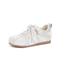 Ballet style square head German training shoes women's 2025 new fashion versatile comfortable breathable casual sports Forrest Gump shoes 35 smėlis