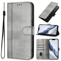 Piniginė su kortelių skyriumi, atlenkiamu stovu, magnetinis odinis dėklas Nokia G22 G11 G21 G42 G400 G20 G10 X10 X20 XR20 X30 5G Nokia G22 pilka spalva