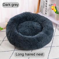 Round Cushion Winter Warm Sleeping Pet Bed for Large Dog Bed Super Soft Cat Bed Long Plush Dog House for Medium Dog House Winter 40cm